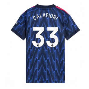 Arsenal Riccardo Calafiori #33 Udebanetrøje Dame 2025-26 Kortærmet